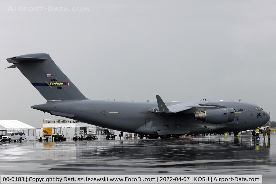 00-0183, 2000 Boeing C-17A Globemaster III C/N P-83, C-17A Globemaster 00-0183  from 156th AS 