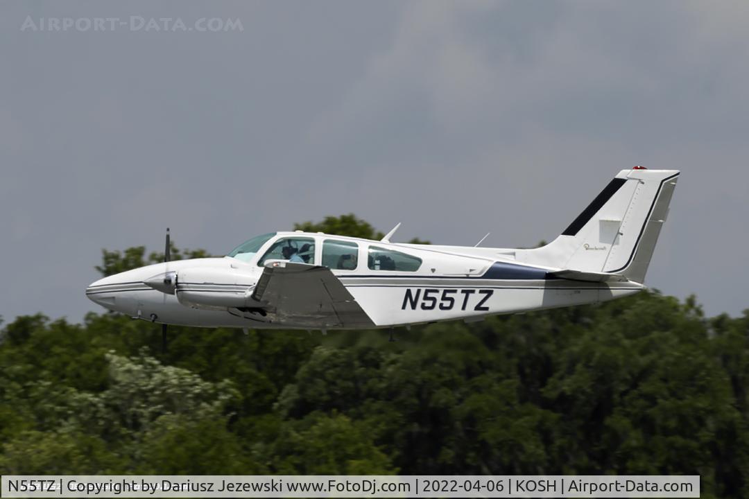 N55TZ, 1977 Beech E-55 Baron C/N TE-1115, Beech E55 Baron  C/N TE-1115, N55TZ