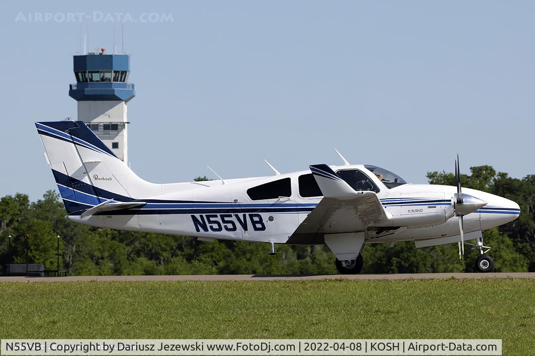 N55VB, 1975 Beech E-55 Baron C/N TE-1072, Beech E55 Baron  C/N TE-1072, N55VB