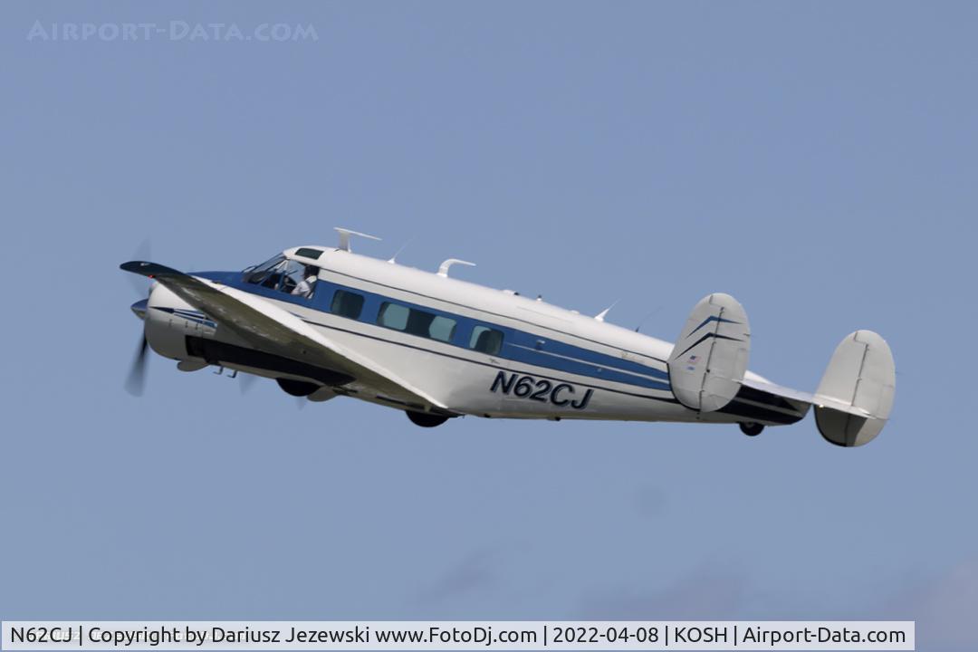 N62CJ, 1962 Beech H-18 C/N BA-633, Beech H18 Twin Beech  C/N BA-633, N62CJ