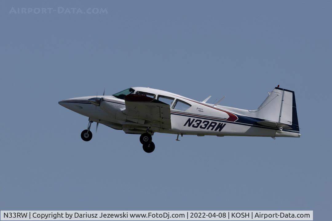 N33RW, 1960 Piper PA-23-160 Apache C/N 23-1948, Piper PA-23-160 Apache  C/N 23-1948, N33RW