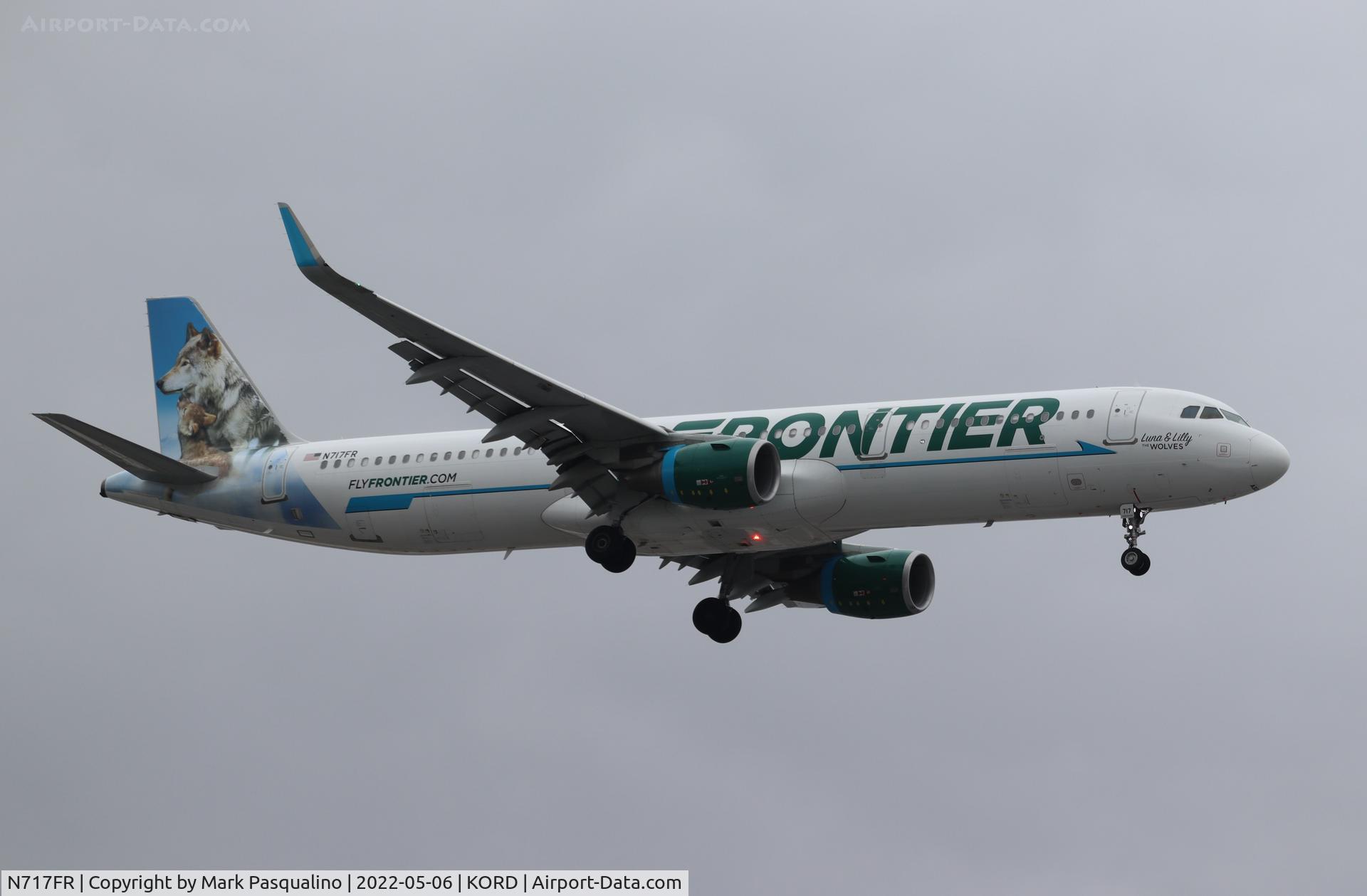 N717FR, 2017 Airbus A321-211 C/N 7536, Airbus A321-211