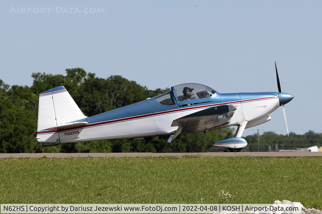 N62HS, 1992 Vans RV-6 C/N 20198, Vans RV-6  C/N 20198, N62HS