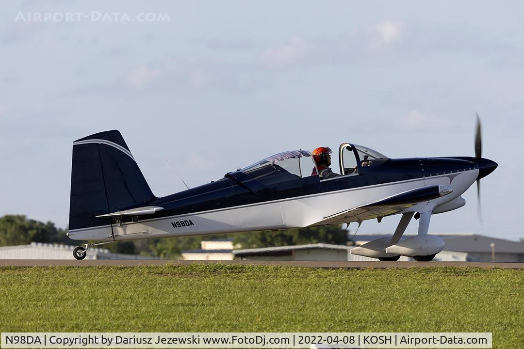 N98DA, 2006 Vans RV-7 C/N 72637, Vans RV-7  C/N 72637, N98DA