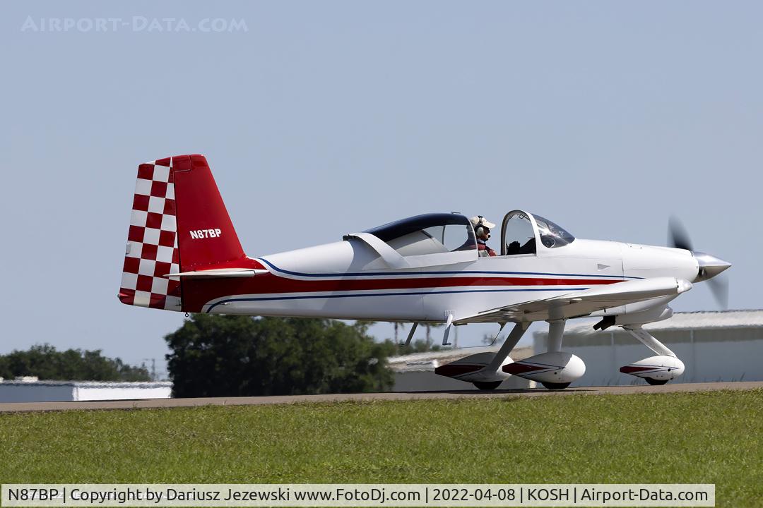 N87BP, 2007 Vans RV-7A C/N 70281, Vans RV-7A  C/N 70281, N87BP