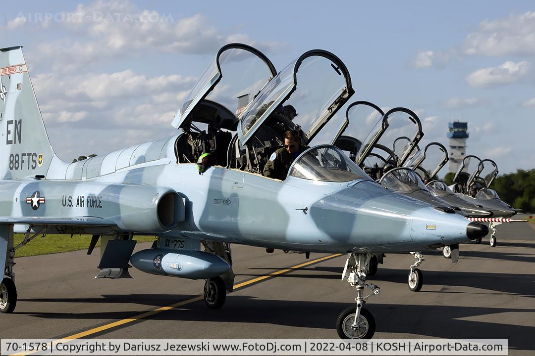 70-1578, 1970 Northrop T-38C Talon C/N T6268, T-38C Talon 70-1578 EN from 88th FTS 