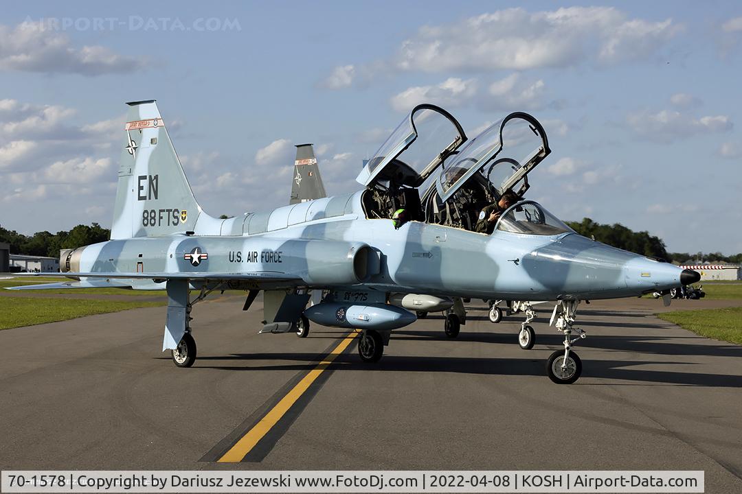 70-1578, 1970 Northrop T-38C Talon C/N T6268, T-38C Talon 70-1578 EN from 88th FTS 