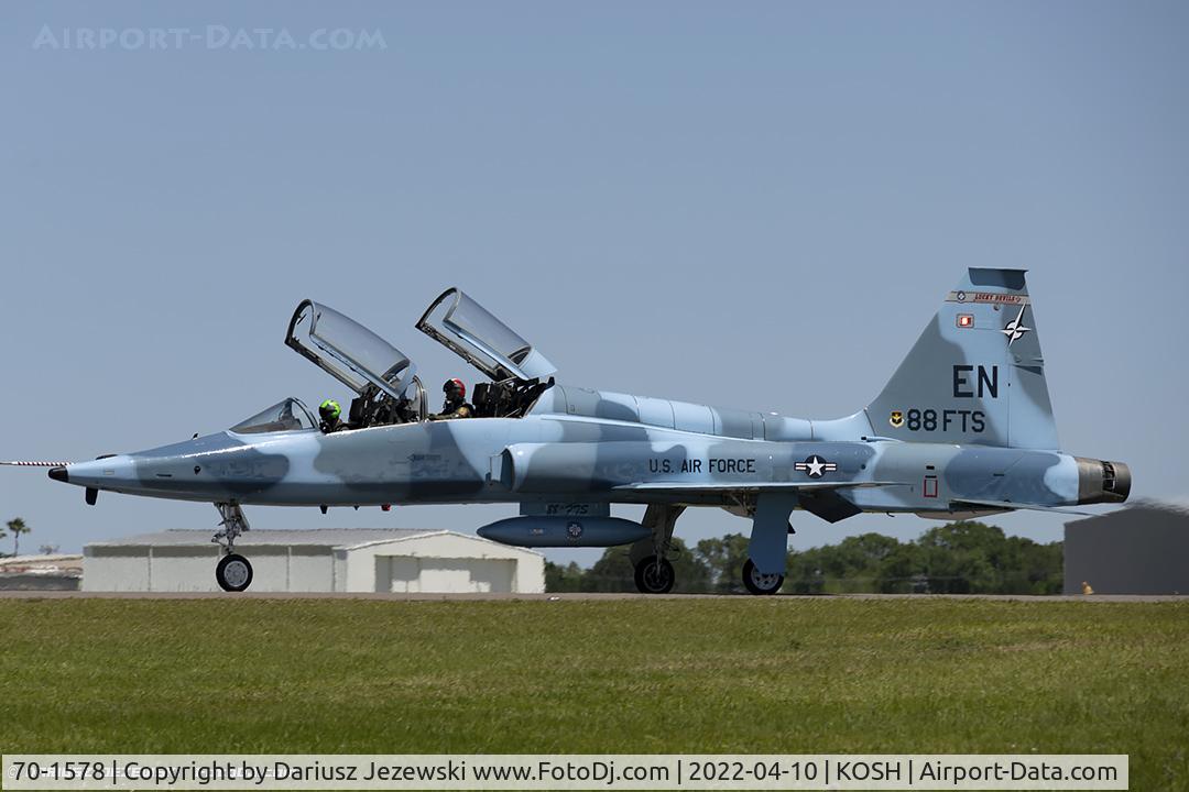 70-1578, 1970 Northrop T-38C Talon C/N T6268, T-38C Talon 70-1578 EN from 88th FTS 