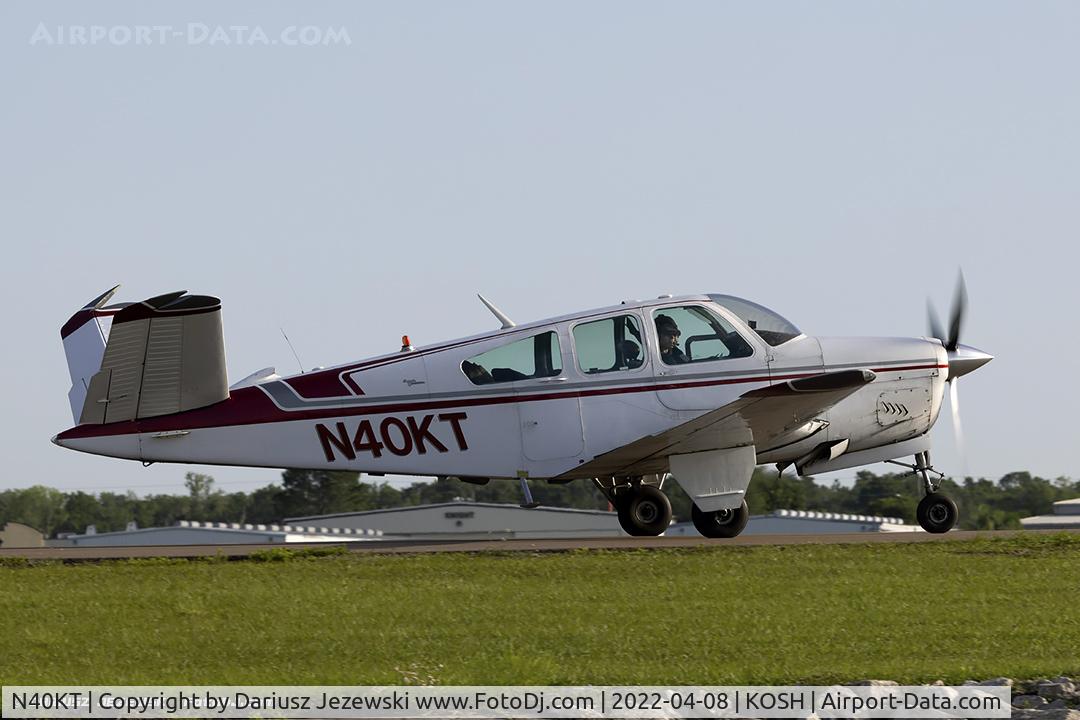 N40KT, 1968 Beech V35A Bonanza C/N D-8717, Beech V35A Bonanza  C/N D-8717, N40KT