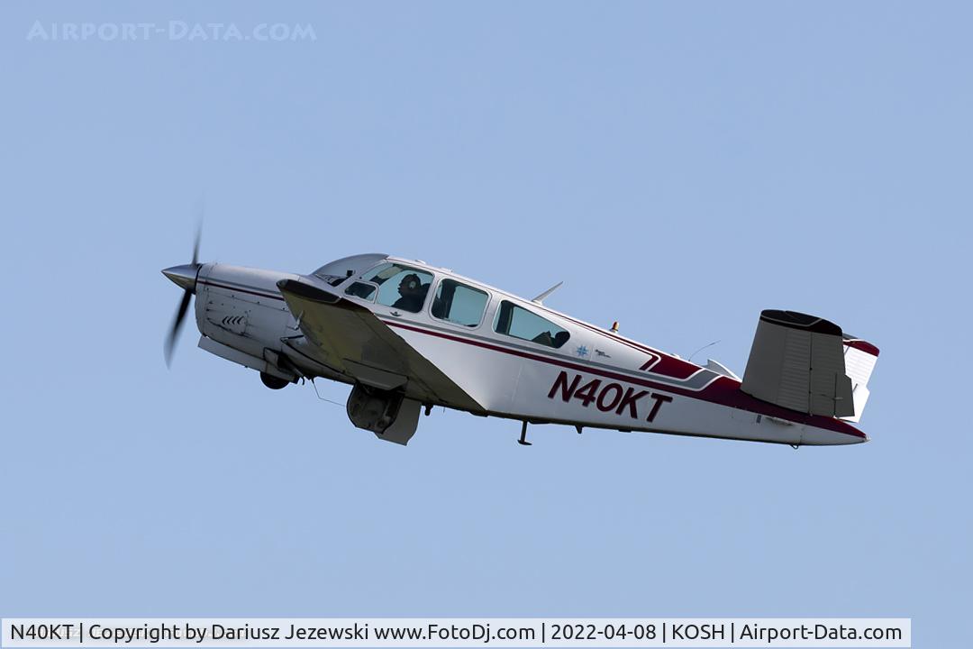 N40KT, 1968 Beech V35A Bonanza C/N D-8717, Beech V35A Bonanza  C/N D-8717, N40KT