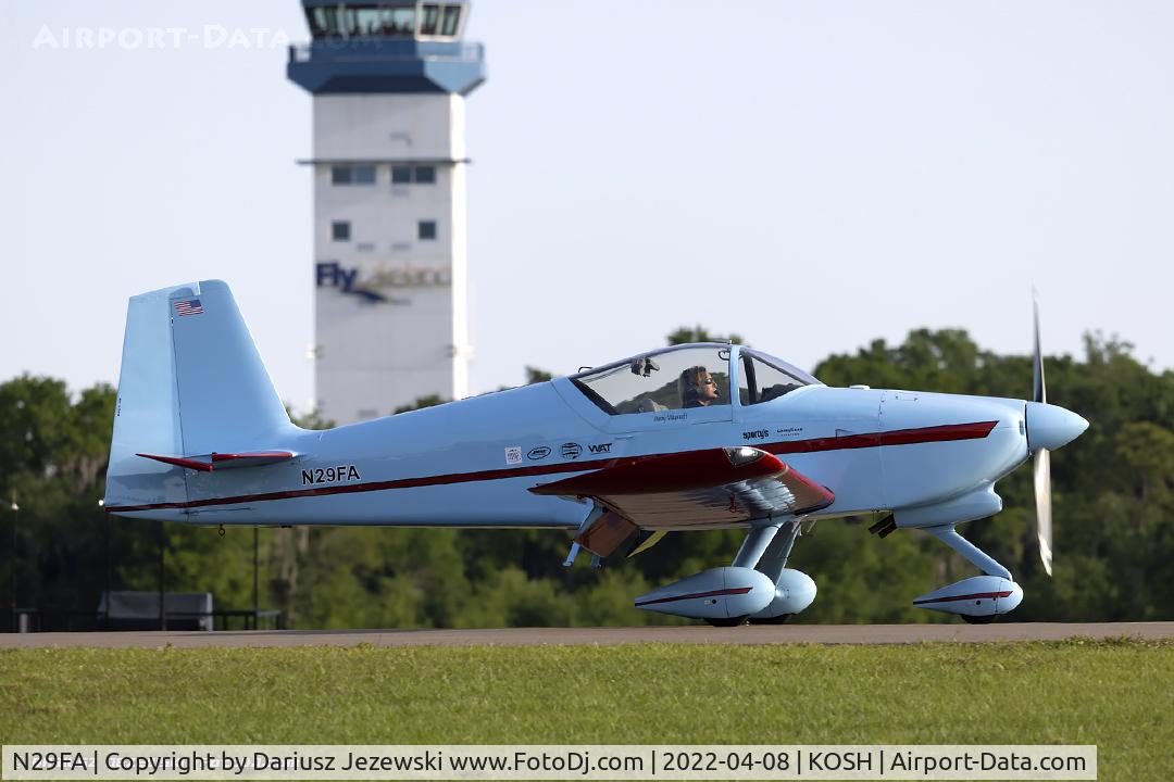 N29FA, Vans RV-6A C/N 60543, Vans RV-6A  C/N 60543, N29FA