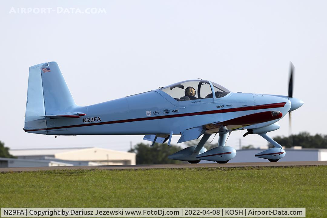 N29FA, Vans RV-6A C/N 60543, Vans RV-6A  C/N 60543, N29FA