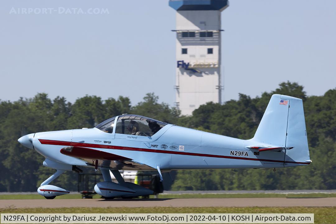 N29FA, Vans RV-6A C/N 60543, Vans RV-6A  C/N 60543, N29FA