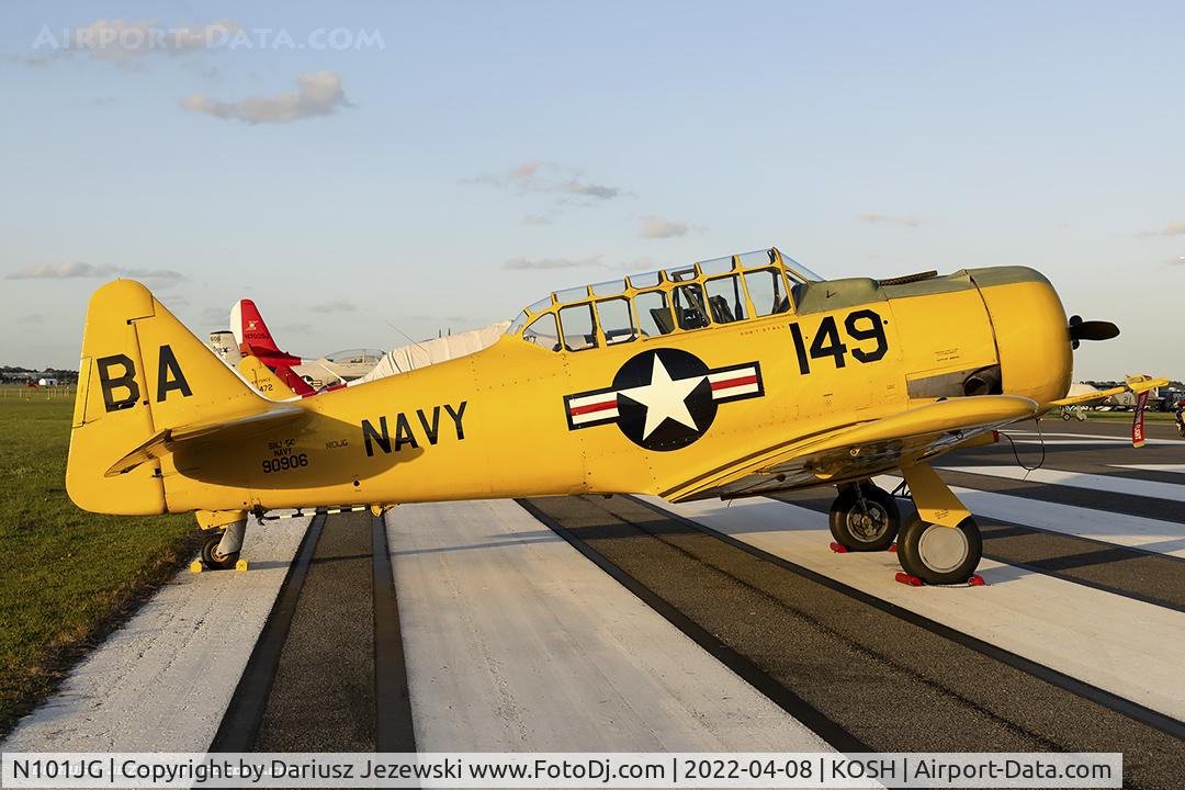 N101JG, 1944 North American SNJ-5C (AT-6D) Texan Texan C/N 121-41622, North American SNJ-5C Texan  C/N 90906, N101JG