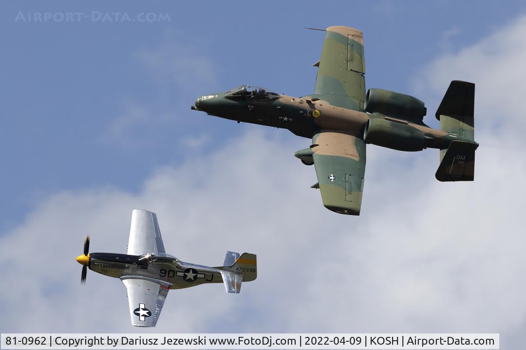 81-0962, 1981 Fairchild Republic A-10C Thunderbolt II C/N A10-0657, A-10C Thunderbolt II 81-0962 DM from 354th FS 