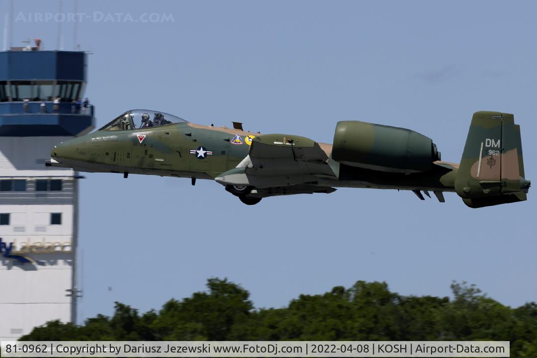 81-0962, 1981 Fairchild Republic A-10C Thunderbolt II C/N A10-0657, A-10C Thunderbolt II 81-0962 DM from 354th FS 