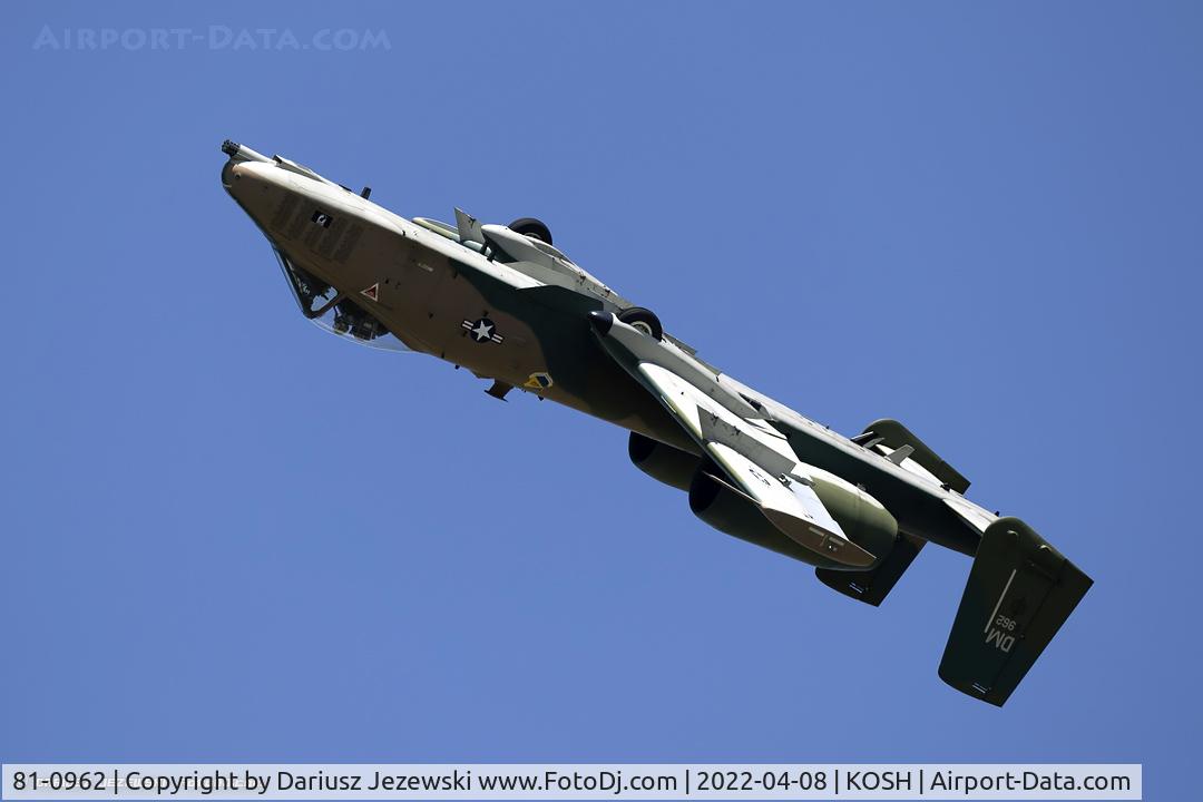 81-0962, 1981 Fairchild Republic A-10C Thunderbolt II C/N A10-0657, A-10C Thunderbolt II 81-0962 DM from 354th FS 