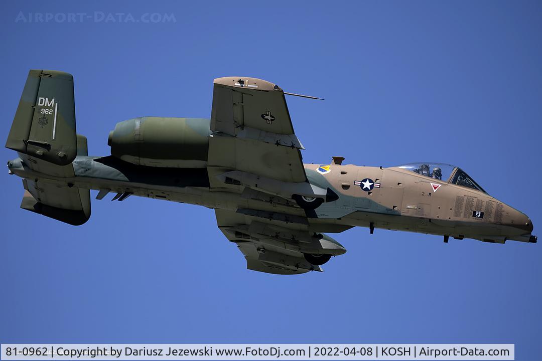 81-0962, 1981 Fairchild Republic A-10C Thunderbolt II C/N A10-0657, A-10C Thunderbolt II 81-0962 DM from 354th FS 