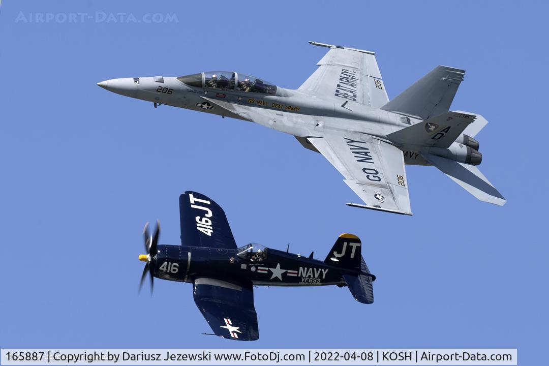 165887, Boeing F/A-18F Super Hornet C/N F047, F/A-18F Super Hornet 165887 AD-206 from VFA-106 