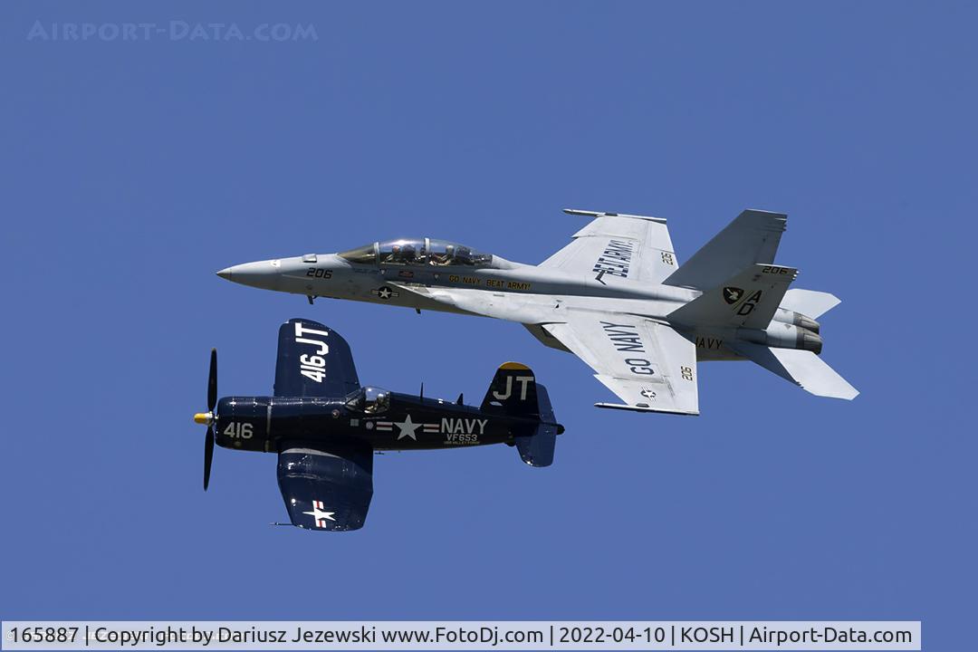 165887, Boeing F/A-18F Super Hornet C/N F047, F/A-18F Super Hornet 165887 AD-206 from VFA-106 