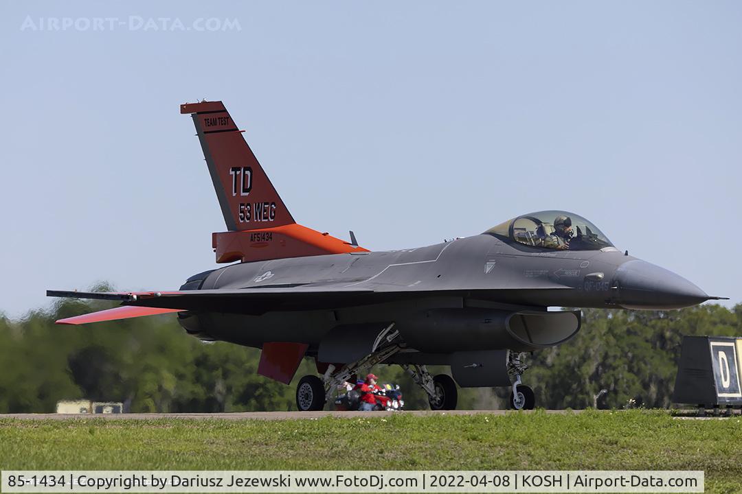 85-1434, 1985 General Dynamics F-16C Fighting Falcon C/N 5C-214, QF-16C  FSAT 85-1434 TD from  53 WEG Tyndall AFB, FL