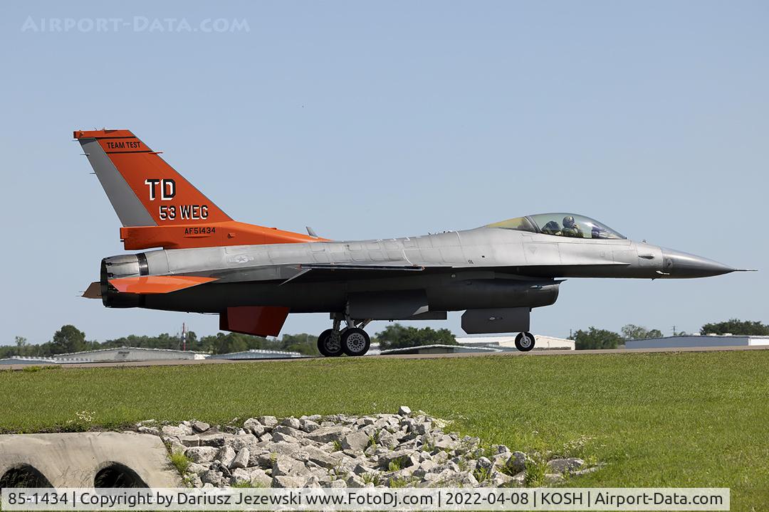 85-1434, 1985 General Dynamics F-16C Fighting Falcon C/N 5C-214, QF-16C  FSAT 85-1434 TD from  53 WEG Tyndall AFB, FL