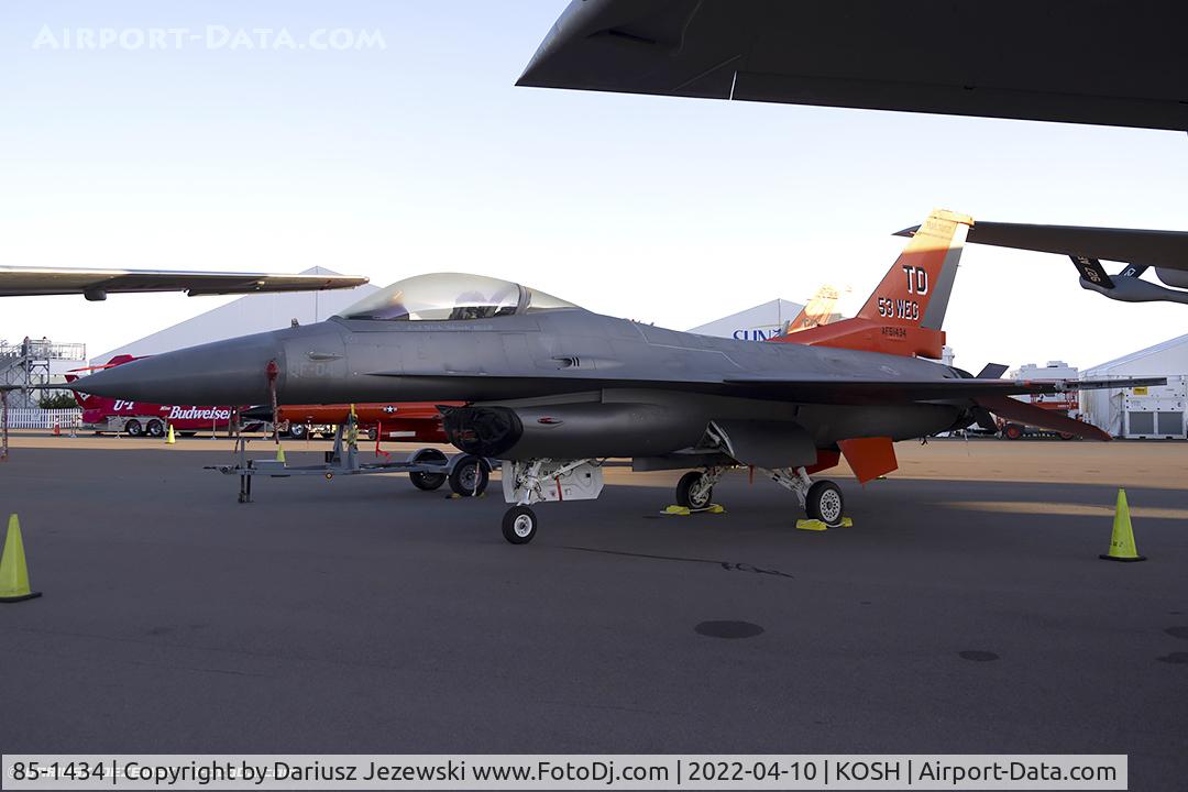 85-1434, 1985 General Dynamics F-16C Fighting Falcon C/N 5C-214, QF-16C  FSAT 85-1434 TD from  53 WEG Tyndall AFB, FL