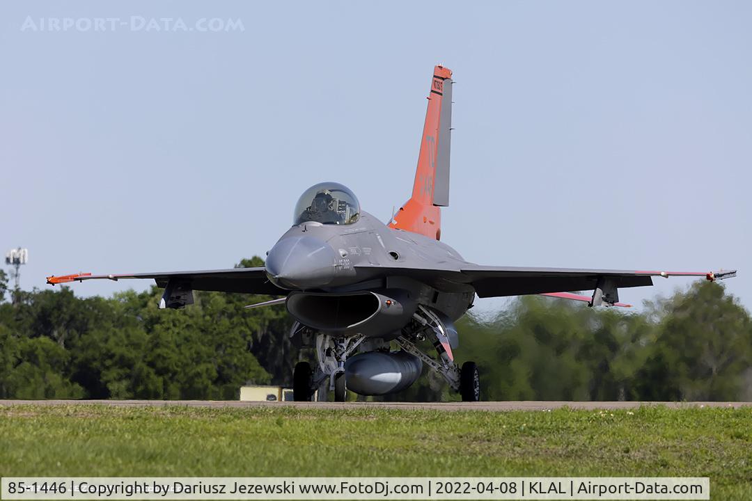 85-1446, 1985 General Dynamics F-16C Fighting Falcon C/N 5C-226, QF-16C  FSAT 85-1446 TD from 82nd ATRS 53rd WG Holloman AFB, NM
