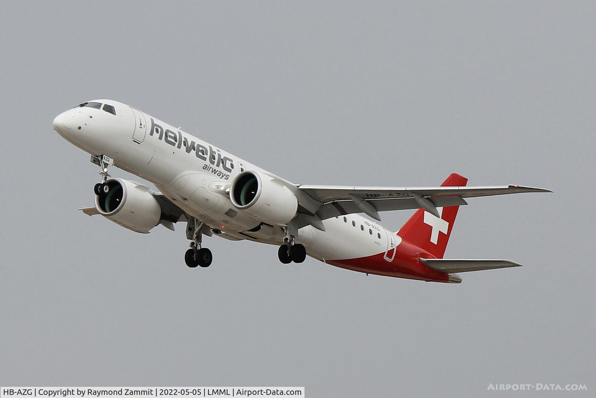 HB-AZG, Embraer 190-E2 (ERJ-190-300) C/N 19020036, Embraer E190-E2 HB-AZG Helvetic Airways
