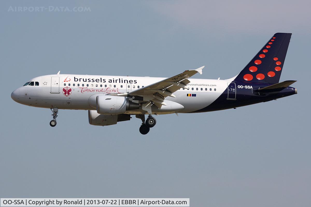OO-SSA, 2005 Airbus A319-111 C/N 2392, at bru