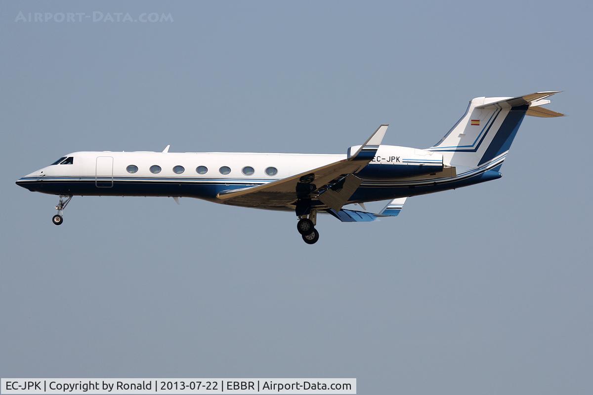 EC-JPK, 2006 Grumman Gulfstream V C/N 5078, at bru