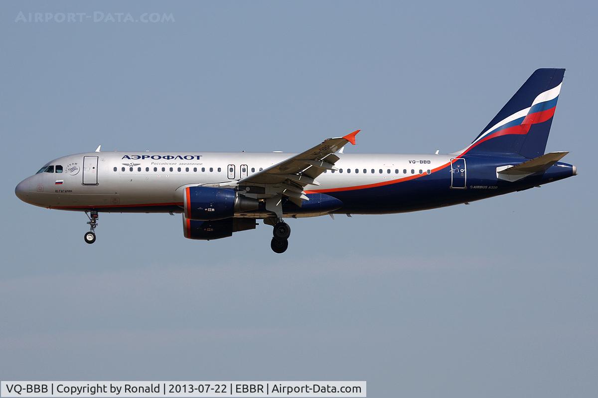 VQ-BBB, 2009 Airbus A320-214 C/N 3823, at bru
