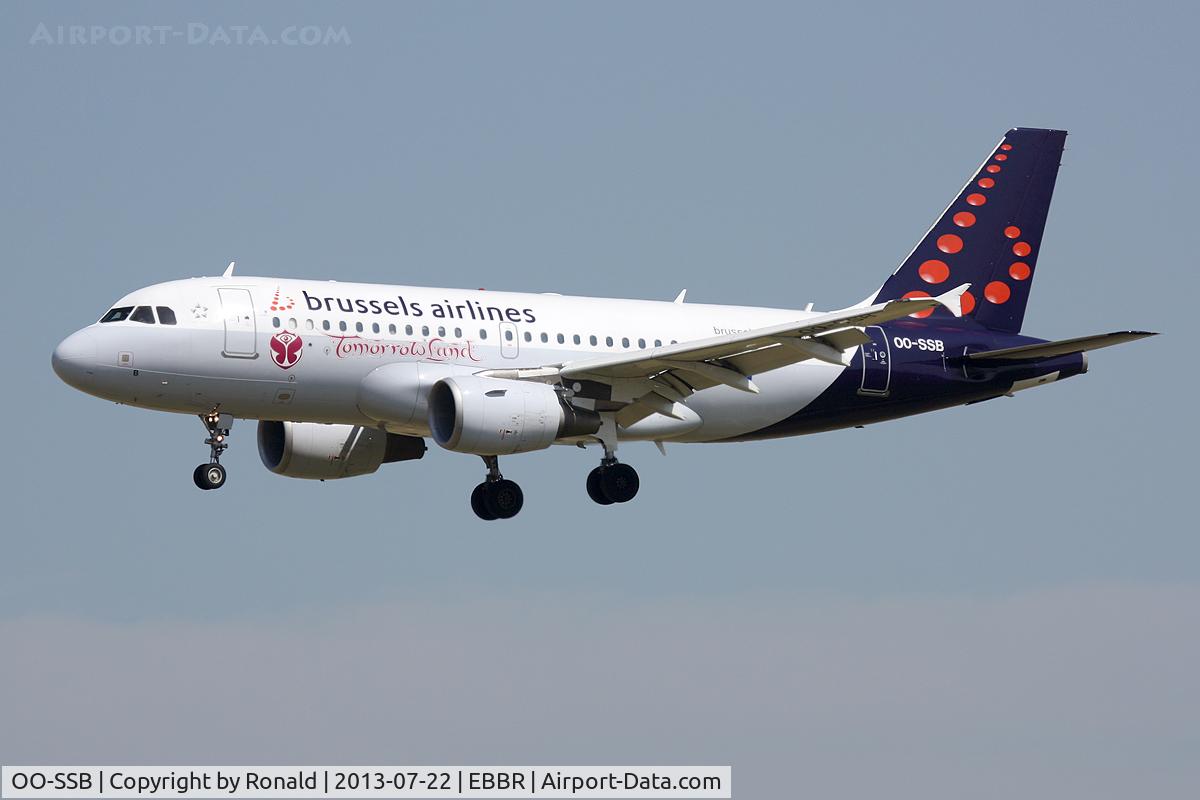 OO-SSB, 2005 Airbus A319-111 C/N 2400, at bru