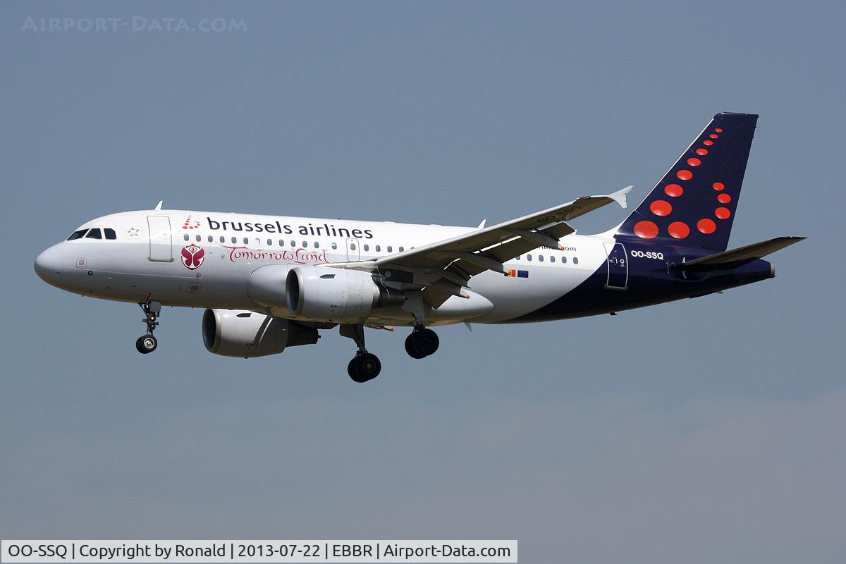 OO-SSQ, 2009 Airbus A319-112 C/N 3790, at bru