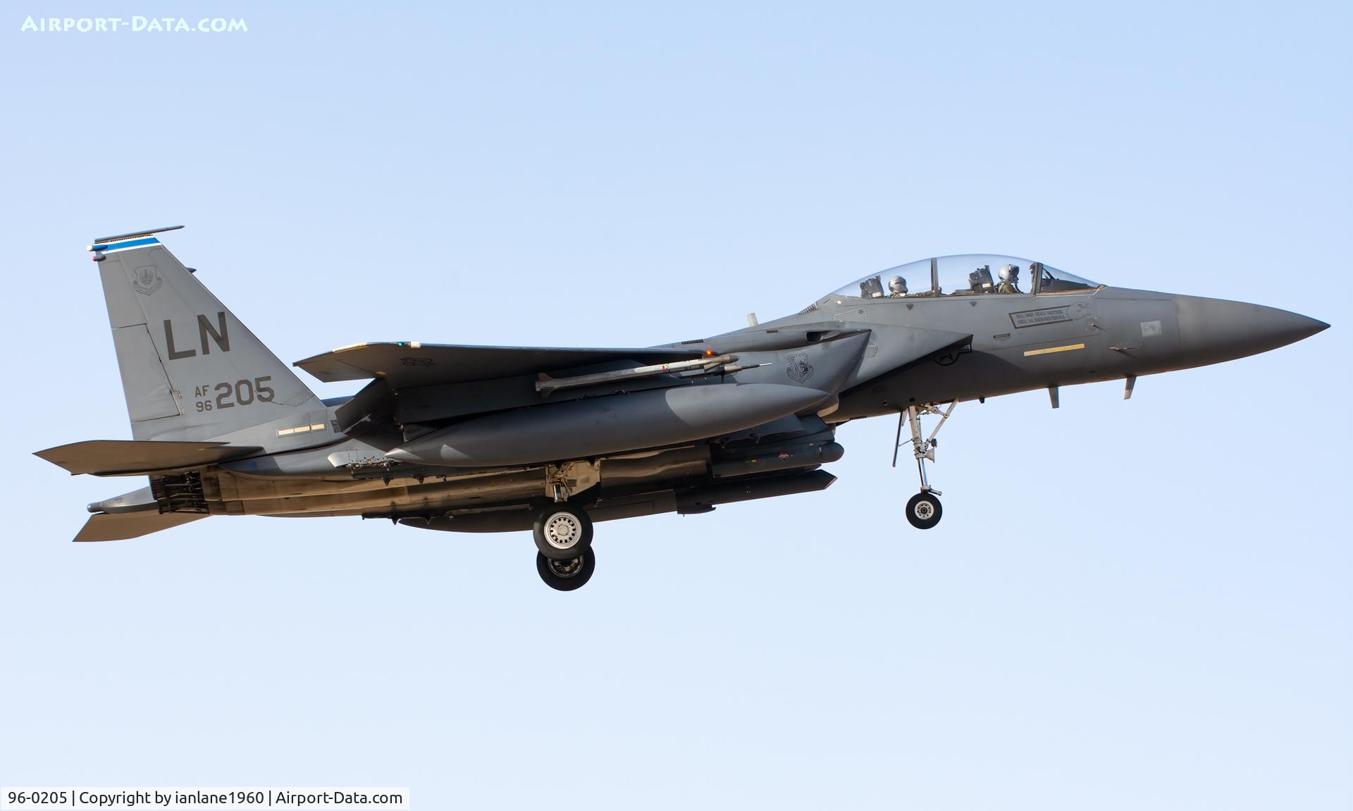 96-0205, 1996 McDonnell Douglas F-15E Strike Eagle C/N 1343/E215, TLP Albacete 2019