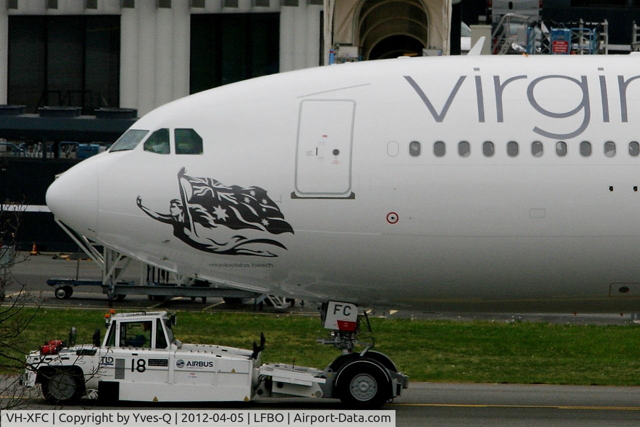 VH-XFC, 2012 Airbus A330-243 C/N 1293, Airbus A330-243, Taxiing, Toulouse Blagnac Airport (LFBO-TLS)