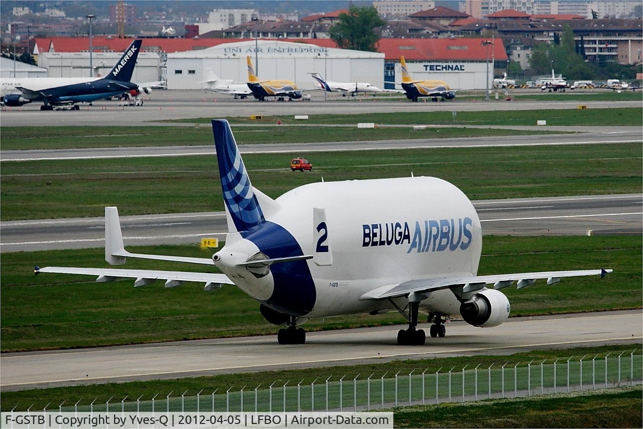 F-GSTB, 1996 Airbus A300B4-608ST Super Transporter C/N 751, Airbus A300B4-608ST Beluga, Taxiing, Toulouse-Blagnac Airport (LFBO-TLS)