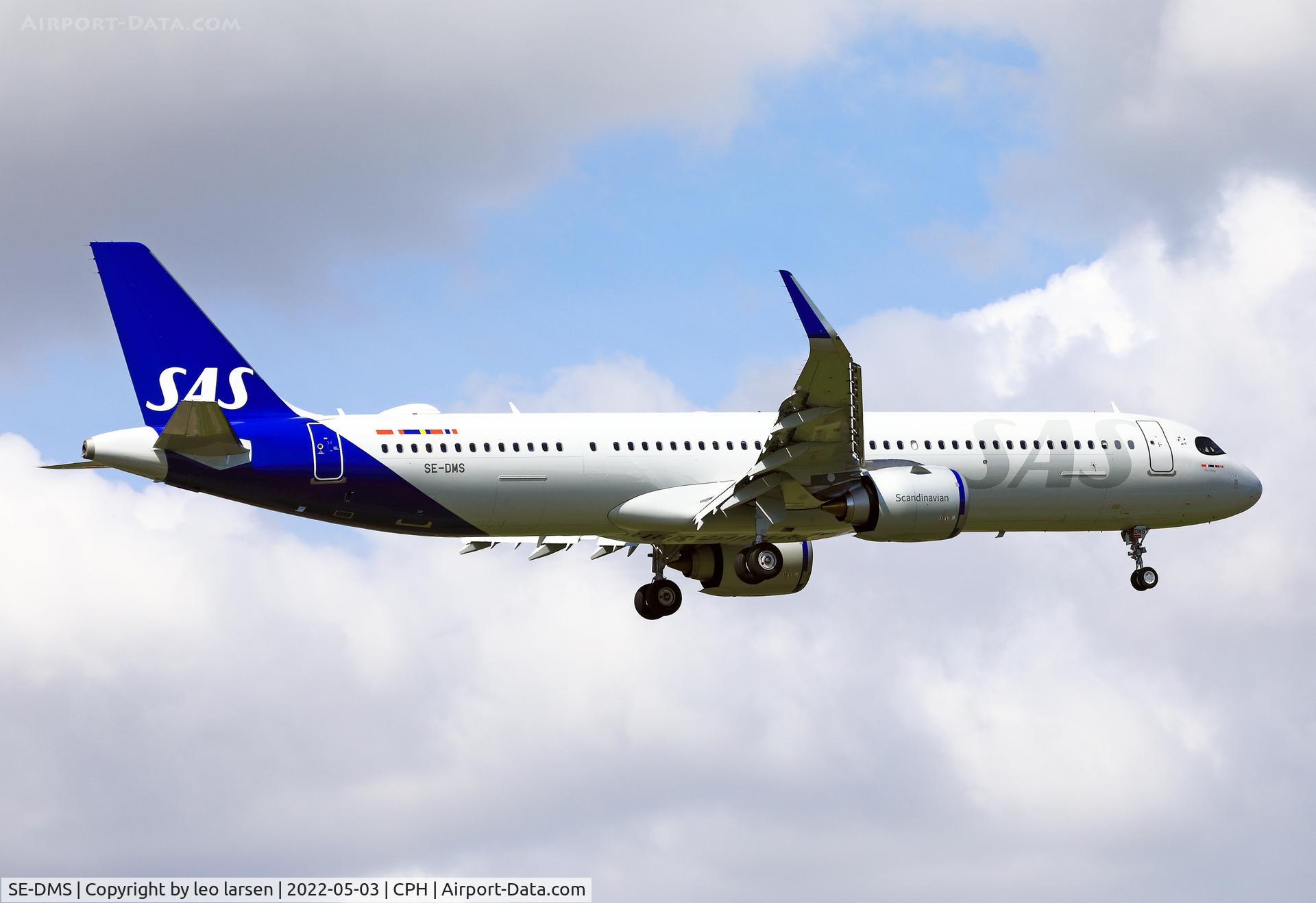 SE-DMS, 2021 Airbus A321-253NX C/N 10500, Copenhagen 3.5.2022