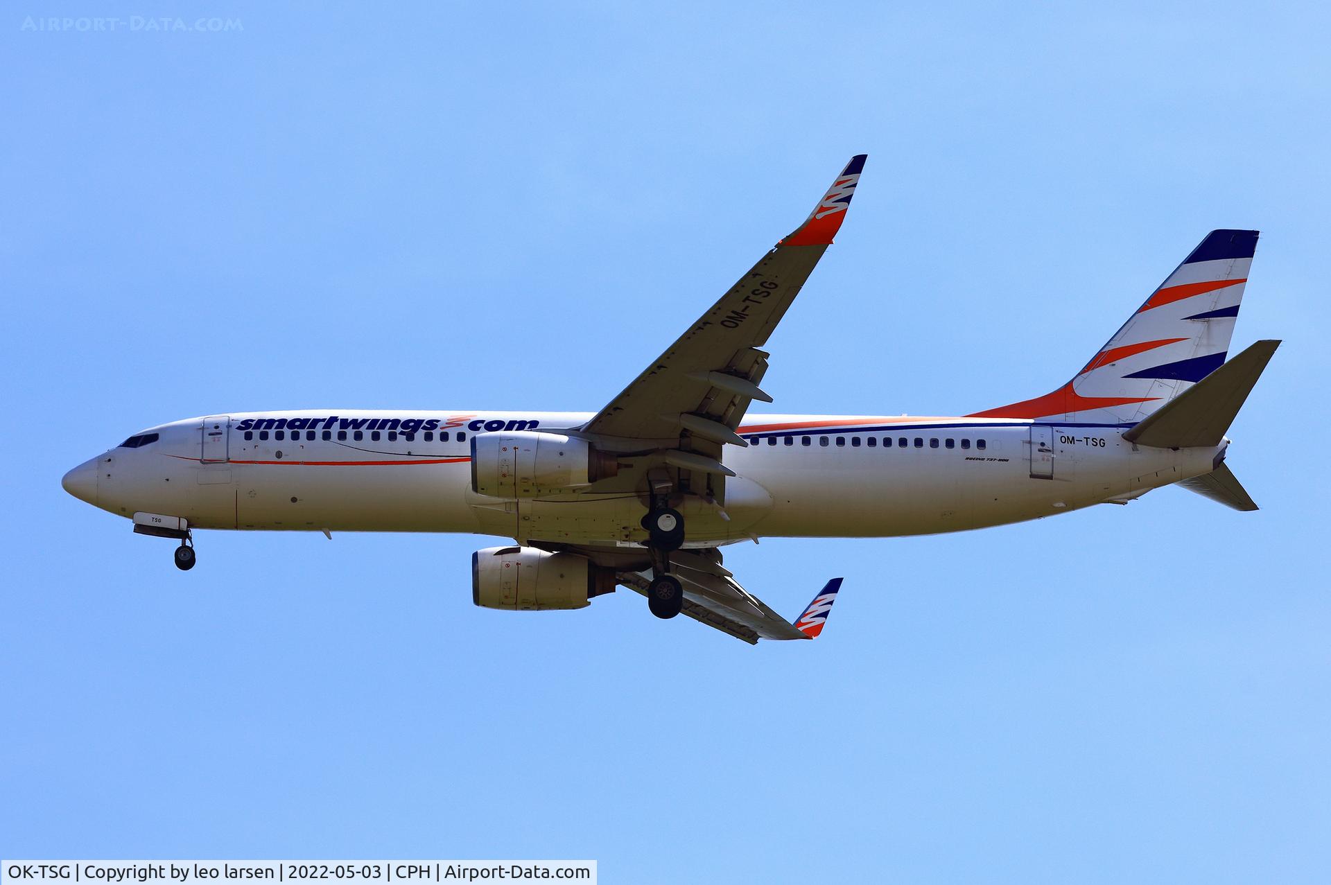 OK-TSG, 2004 Boeing 737-82R C/N 30666, Copenhagen 3.5.2022