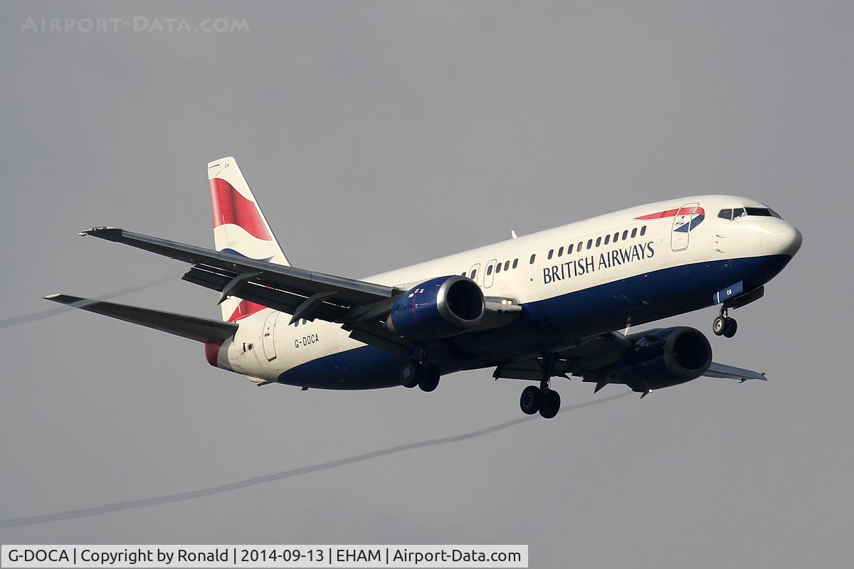 G-DOCA, 1991 Boeing 737-436 C/N 25267, at spl