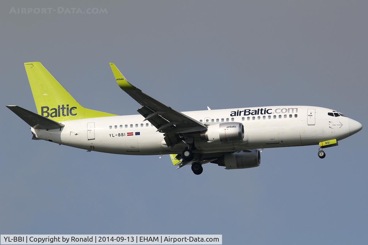 YL-BBI, 1995 Boeing 737-33A C/N 27454, at spl