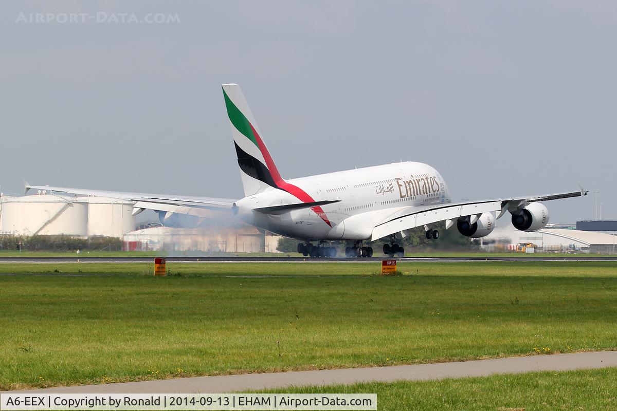 A6-EEX, 2014 Airbus A380-861 C/N 154, at spl