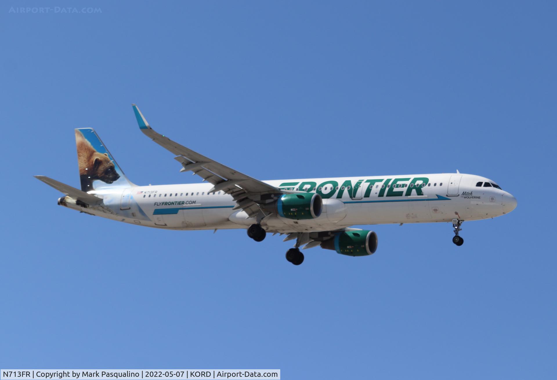 N713FR, 2016 Airbus A321-211 C/N 7286, Airbus A321-211