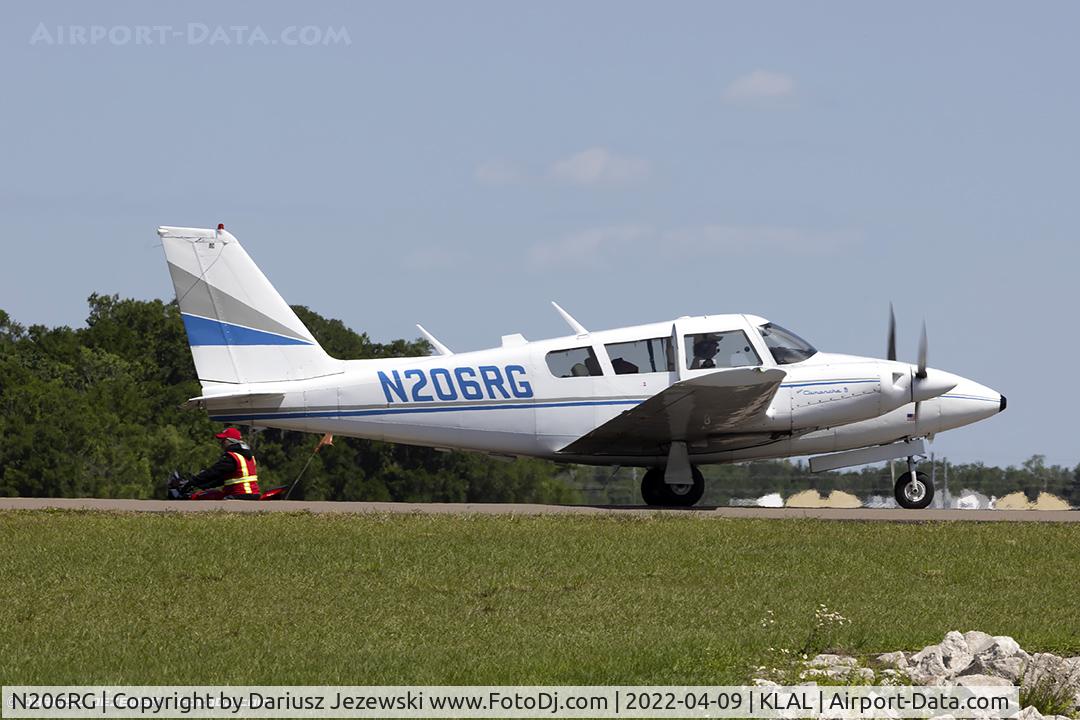 N206RG, 1967 Piper PA-30-160 Twin Comanche Twin Comanche C/N 30-1427, Piper PA-30 Twin Comanche  C/N 30-1427, N206RG