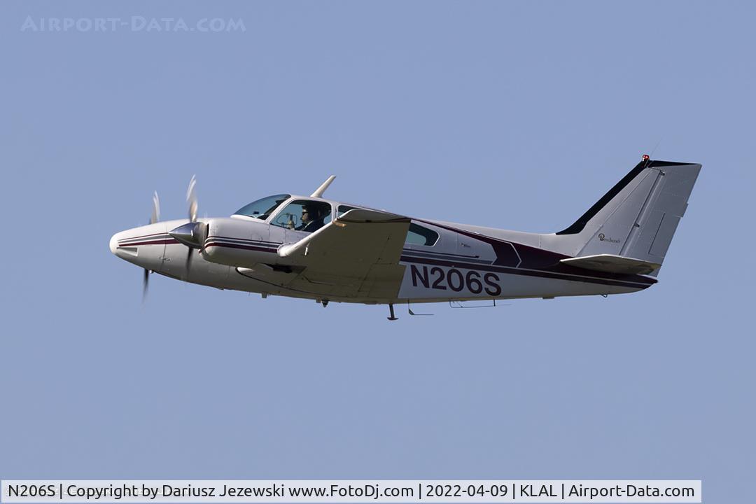 N206S, 1965 Beech 95-B55 (T42A) Baron C/N TC-873, Beech 95-B55 Baron  C/N TC-873, N206S