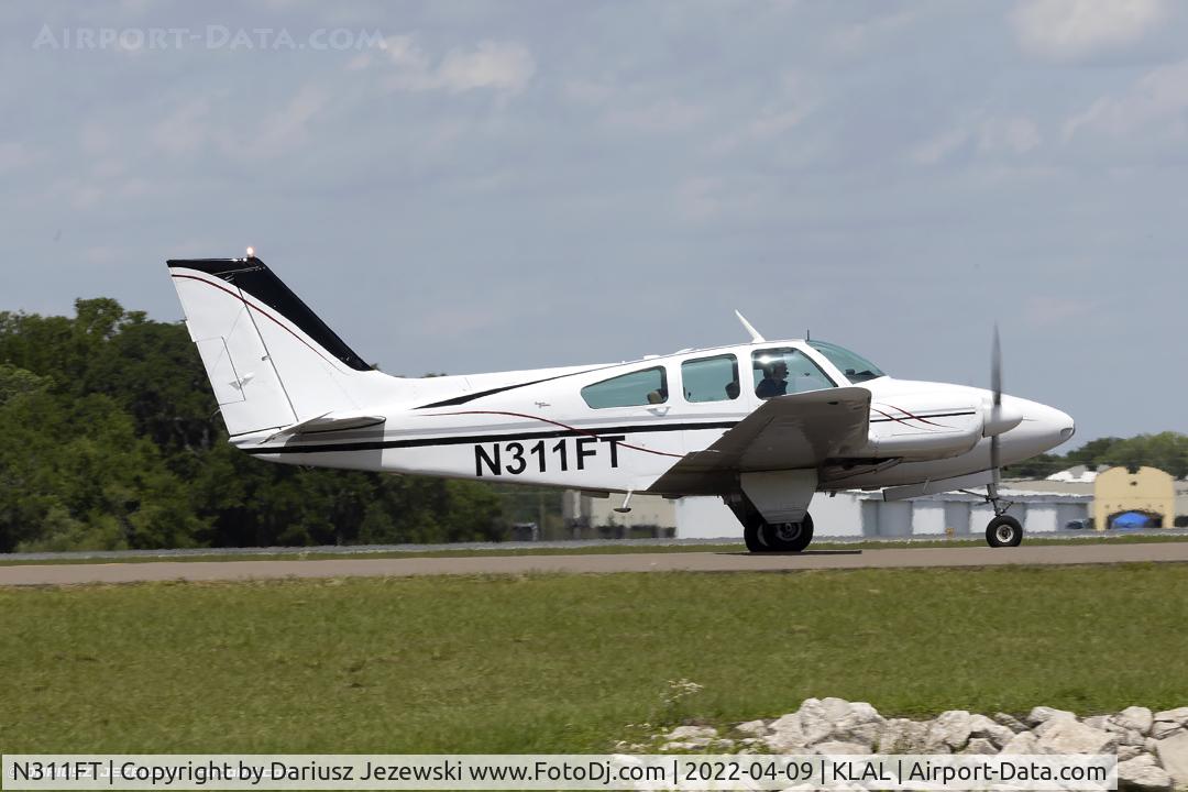 N311FT, 1964 Beech 95-B55 (T42A) Baron C/N TC-744, Beech 95-B55 Baron  C/N TC-744, N311FT