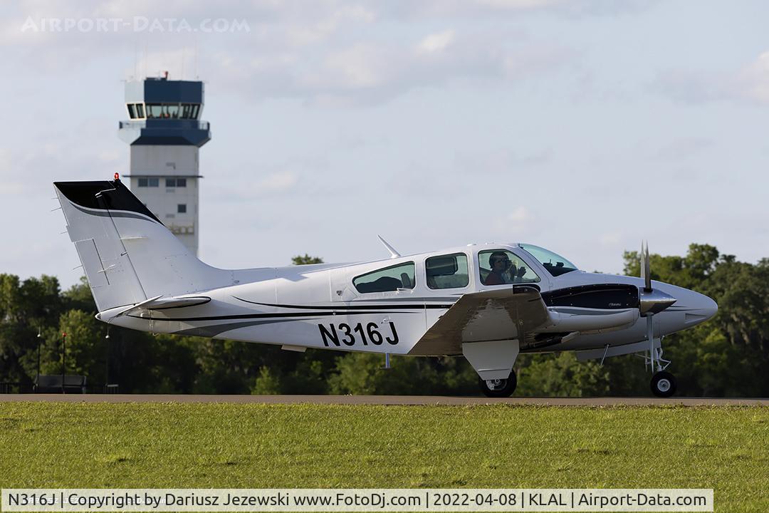 N316J, 1977 Beech B-55 C/N TC-2069, Beech 95-B55 Baron  C/N TC-2069, N316J