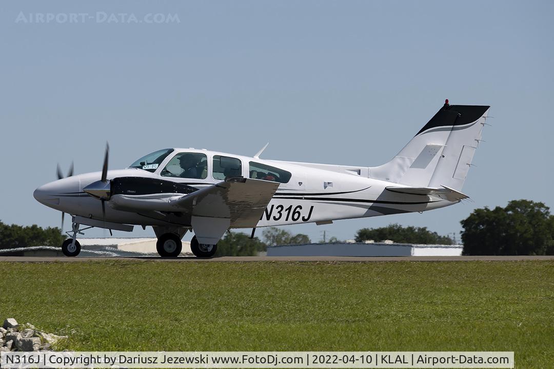 N316J, 1977 Beech B-55 C/N TC-2069, Beech 95-B55 Baron  C/N TC-2069, N316J