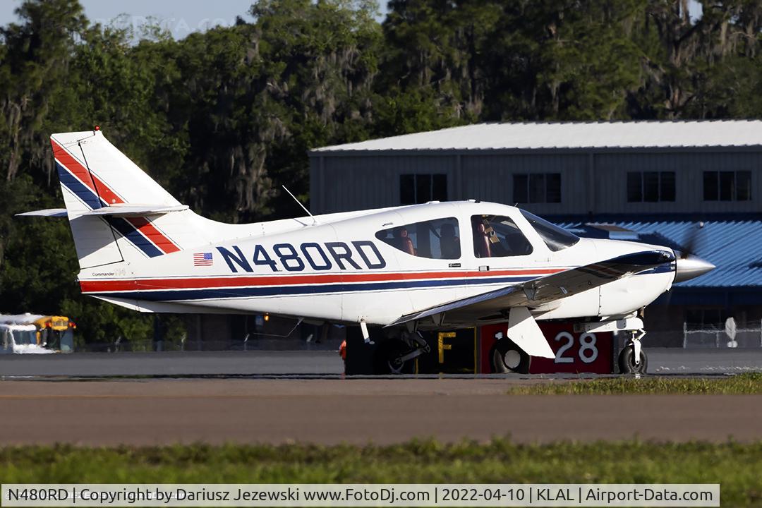 N480RD, 1976 Rockwell International 114 Commander C/N 14127, Rockwell International 114 Commander  C/N 14127, N480RD