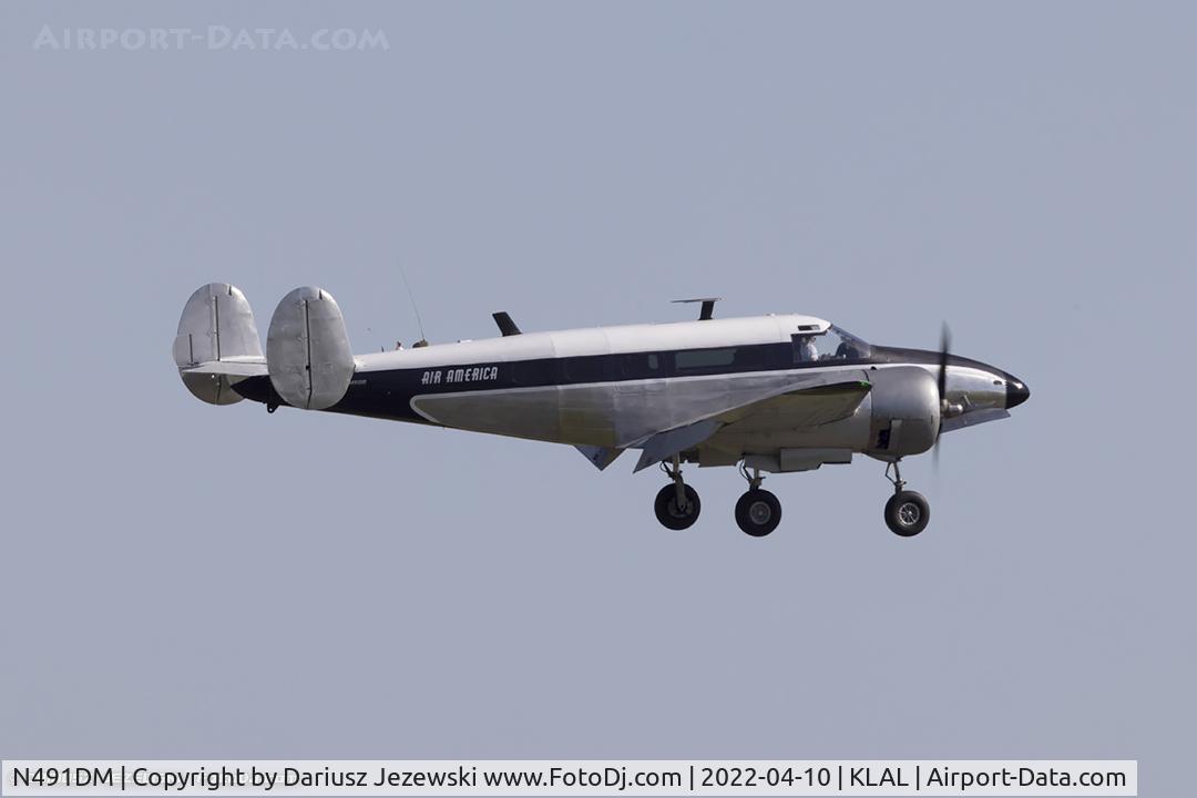 N491DM, 1952 Beech C-45H Expeditor C/N AF-573 (52-10643), Beech C45H Expeditor  C/N 52-10643, N491DM